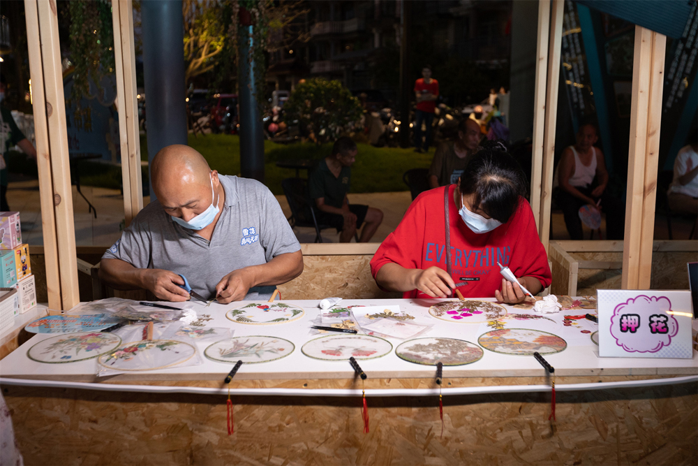 幸福市集特色文創攤位。嘉善縣委宣傳部供圖