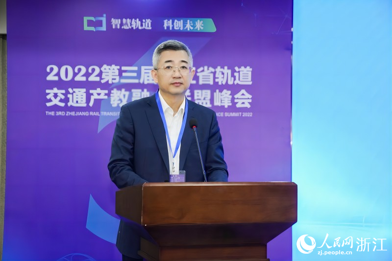 聯盟主席陳江致辭。朱一飛攝