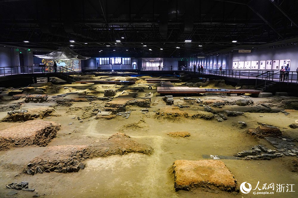 南宋德壽宮遺址博物館。人民網 章勇濤攝