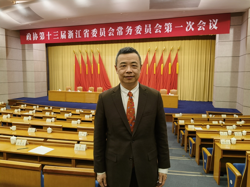 浙江省政協常委、浙江省知聯會副會長、迪安診斷技術集團股份有限公司董事長陳海斌。受訪者供圖