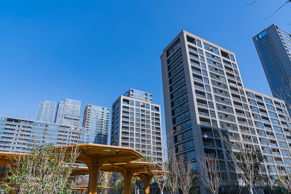 亞運村運動員村1號地塊。杭州亞組委供圖