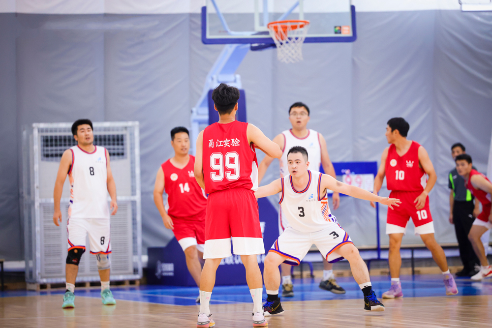 甬江街道籃球邀請賽開幕。甬江街道供圖