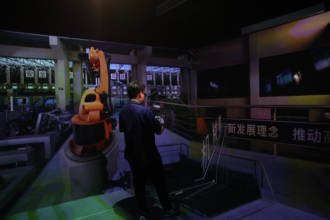 5Gn’Space的技術系統完成虛擬世界的重構。杭州移動供圖