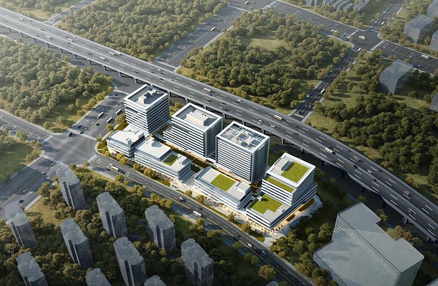 彭埠街道建華社區留用地規劃圖。上城宣傳部供圖