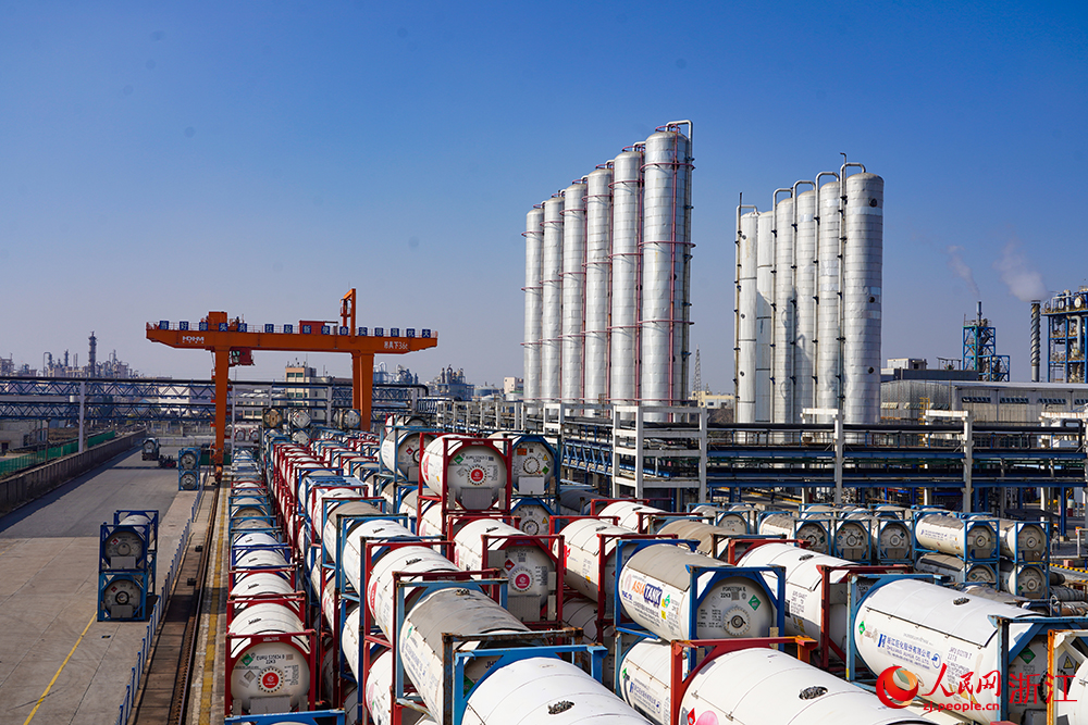 浙江衢州巨化含氟新材料未來工廠。人民網 章勇濤攝