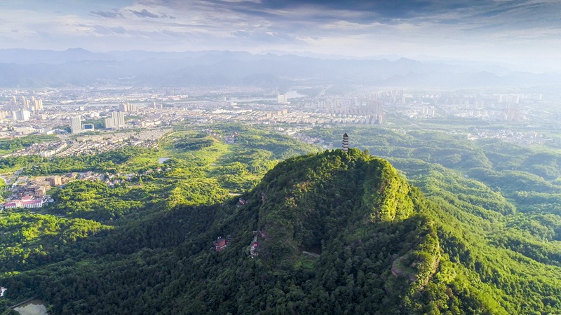 浙江省臺州市天臺縣。臺州市生態環境局天臺分局供圖