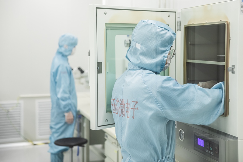 玨芯微電子生產車間。受訪者供圖
