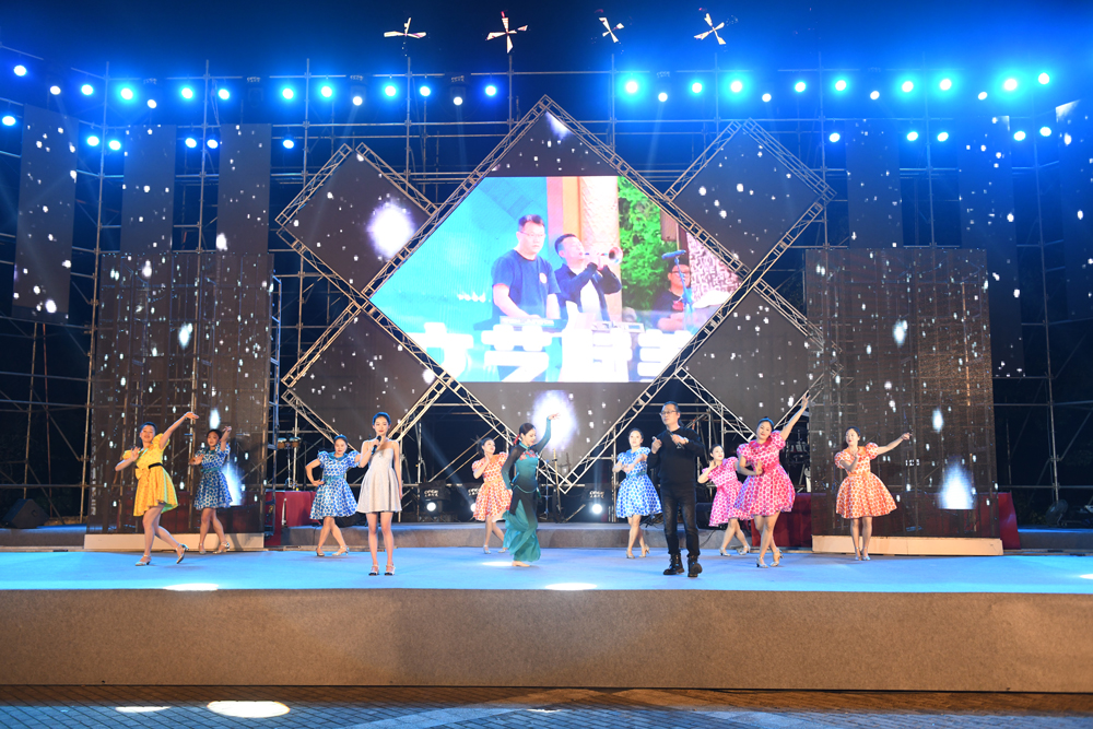 武義縣新居民才藝大賽展演活動現場。沈云建攝