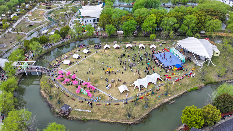 活動現場。