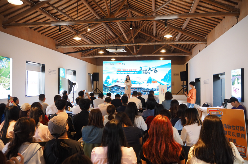 直播大賽現場。江北區委組織部供圖