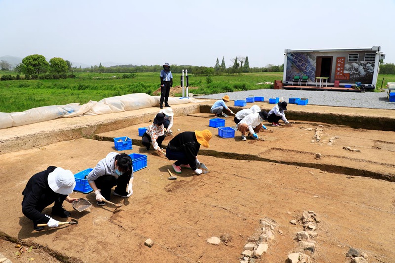 公眾考古活動。良渚遺址管委會供圖