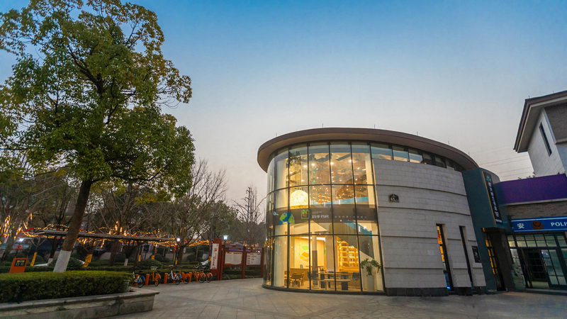 紹興市越城區一家24小時開放的城市書房。受訪者供圖