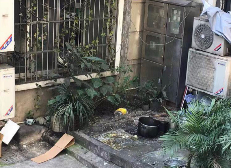 餐廳后廚情況。網友供圖