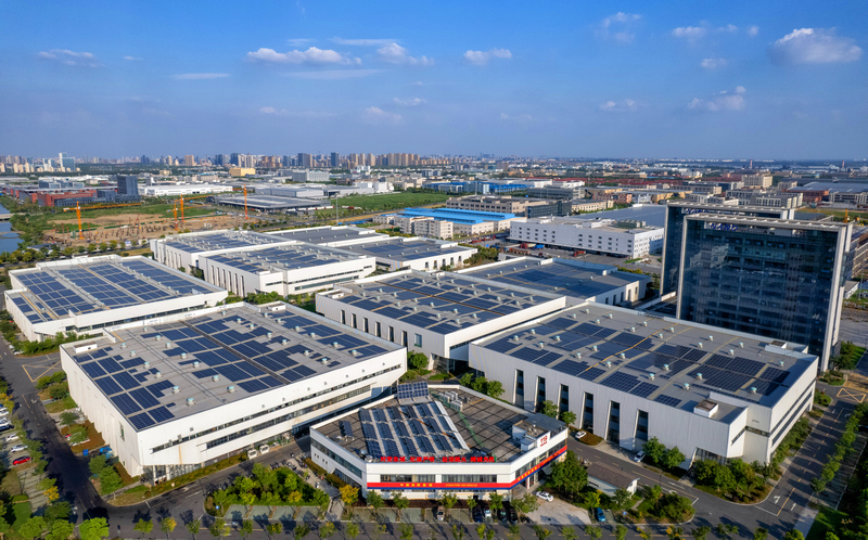 秀洲光伏小鎮。秀洲區委宣傳部供圖