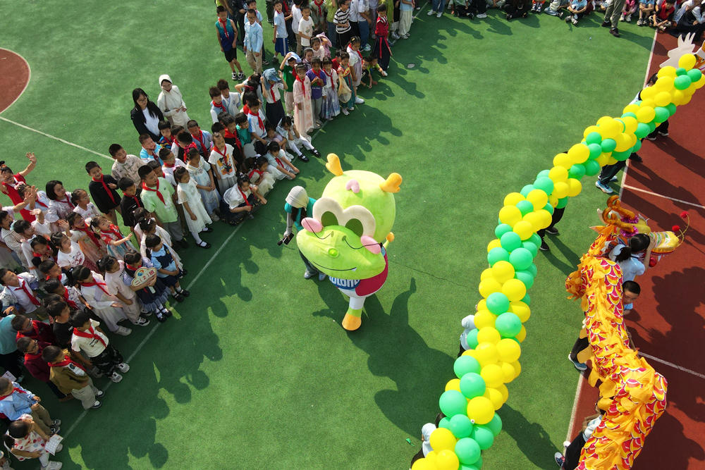 活動現場。九龍湖鎮供圖