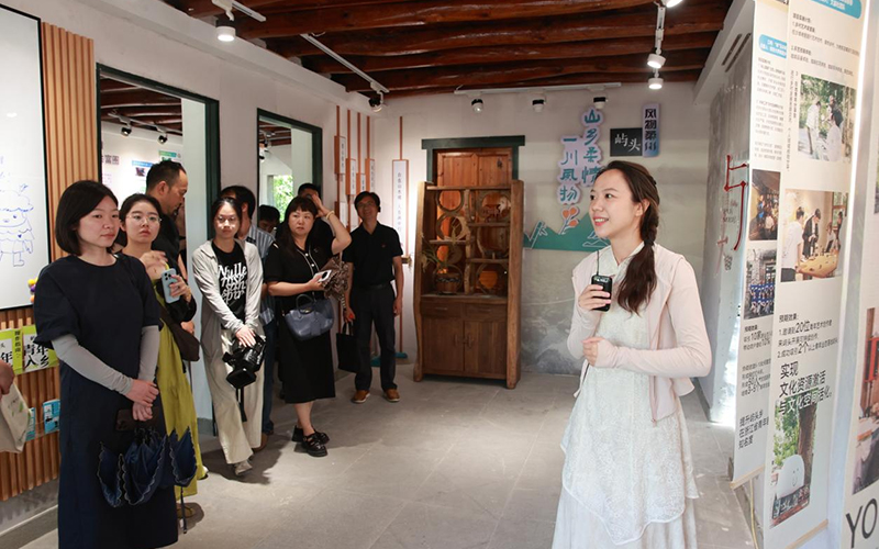 宣講調研活動中。王躍國攝