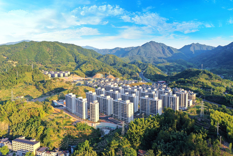 遂昌縣妙高街道騰龍小區。遂昌縣委宣傳部供圖