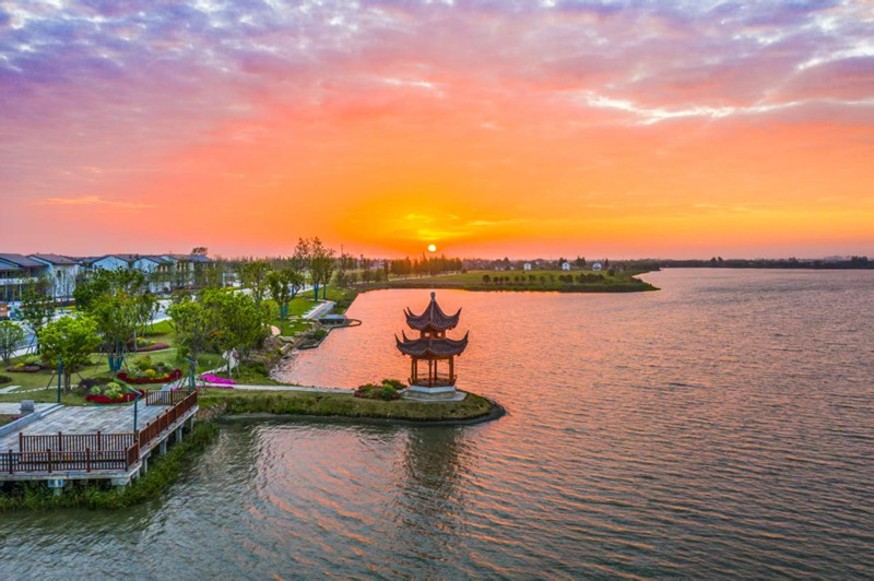 祥符蕩風光秀麗。嘉善縣委宣傳部供圖