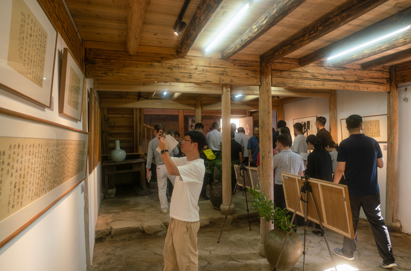 展覽現場。麗水市委宣傳部供圖