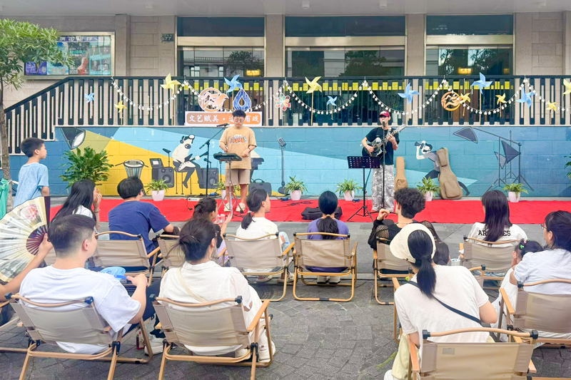 “文藝賦美”浙江省文化館小劇場。武林街道供圖