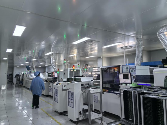 泰康電子生產車間。翁垟街道供圖