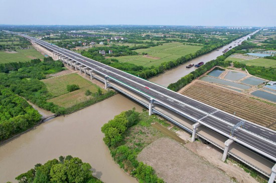 蘇臺高速公路（二期）。桐鄉市委宣傳部供圖